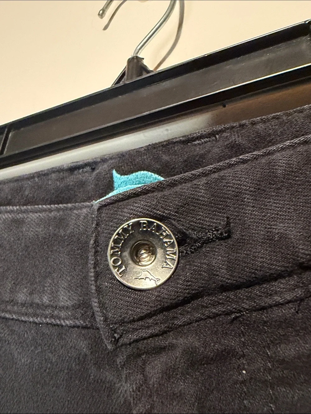 Tommy Bahama Black Straight Leg Relaxed Fit Jeans Size 36x34